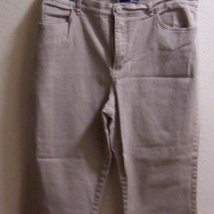 Basic Edition Beige Jeans Size 18